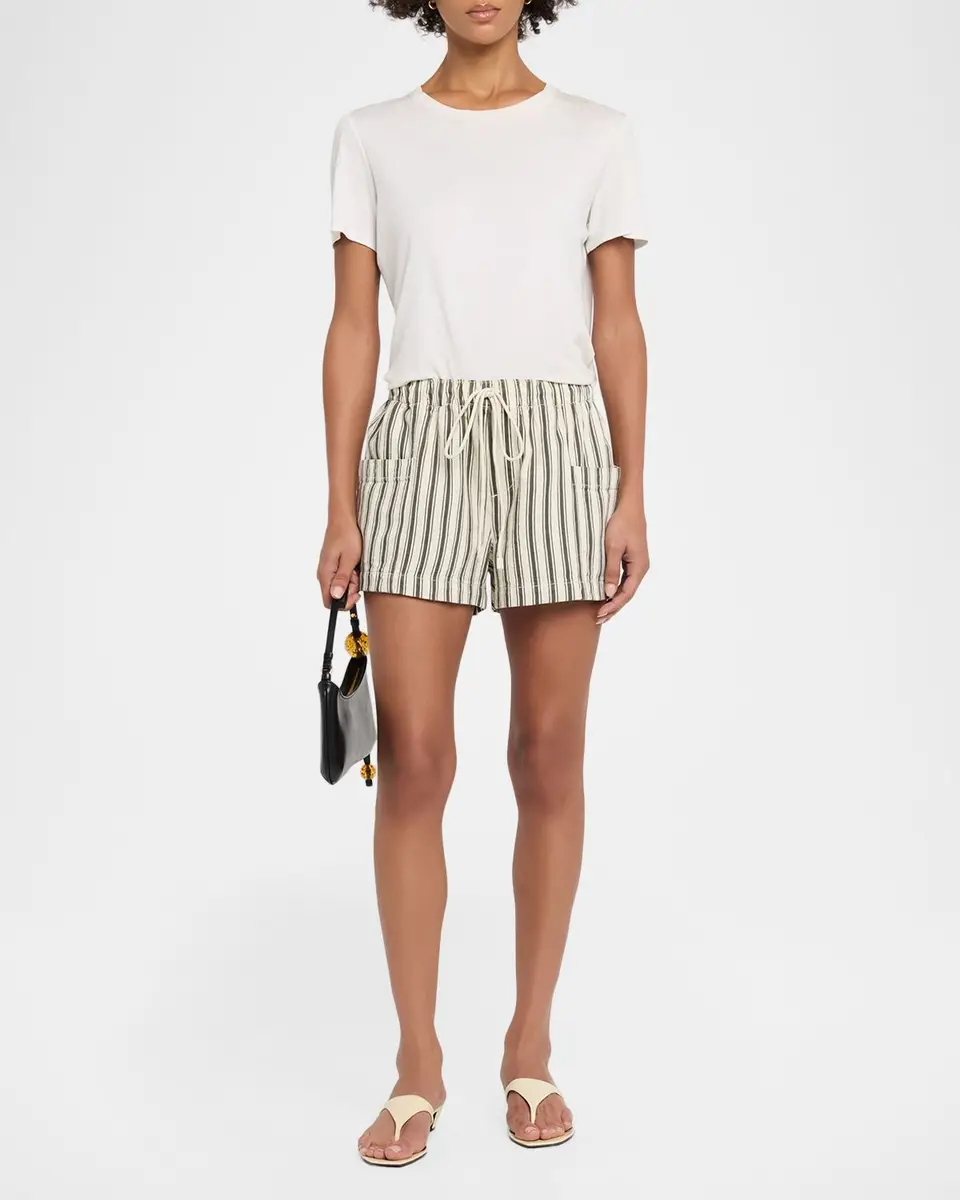 rag & bone Featherweight Emery Drawstring Denim Shorts | Thumbnail 2
