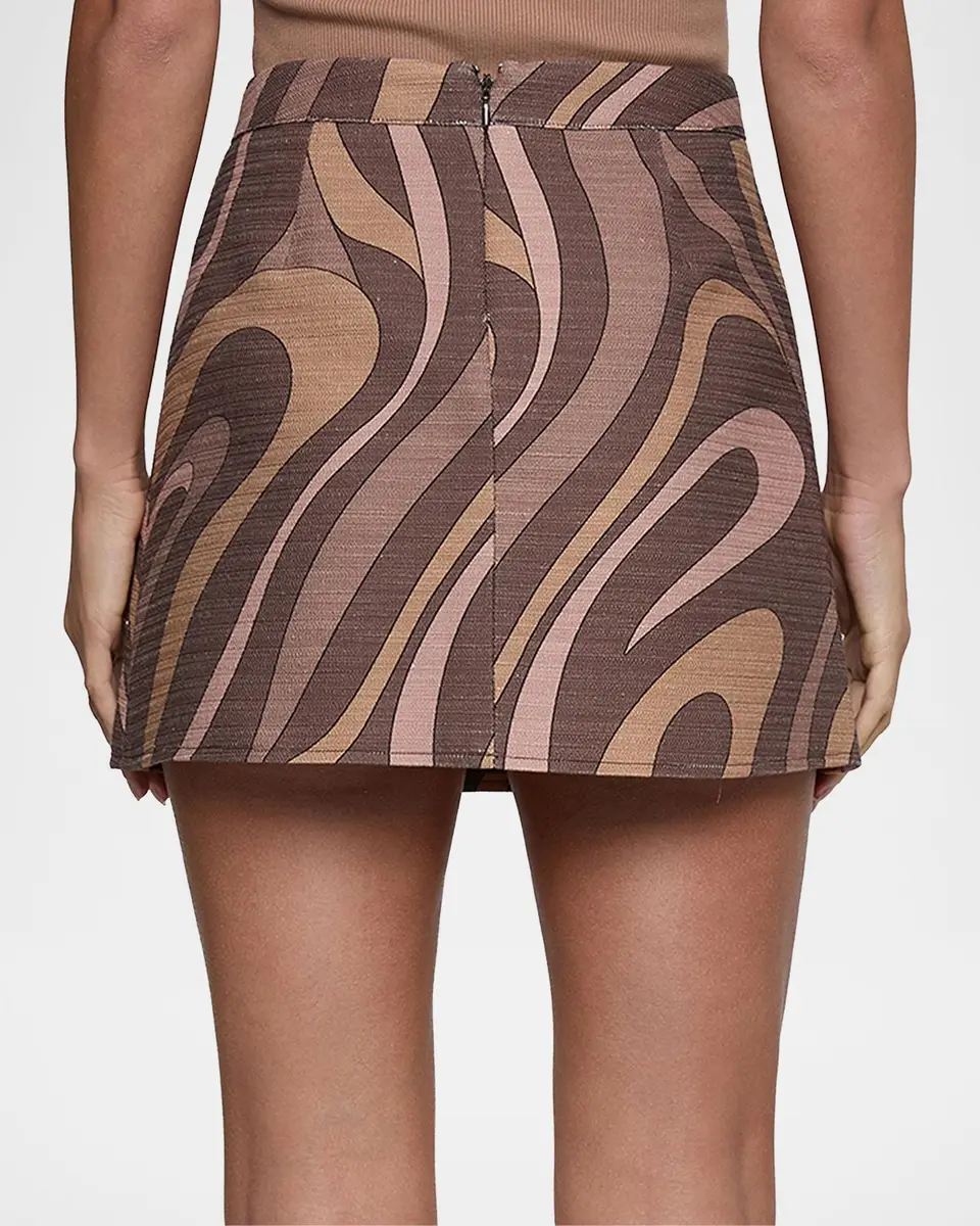 L'Agence Cyra Low-Rise Mini Skirt | Thumbnail 3 L'Agence Cyra Low-Rise Mini Skirt | Thumbnail 3