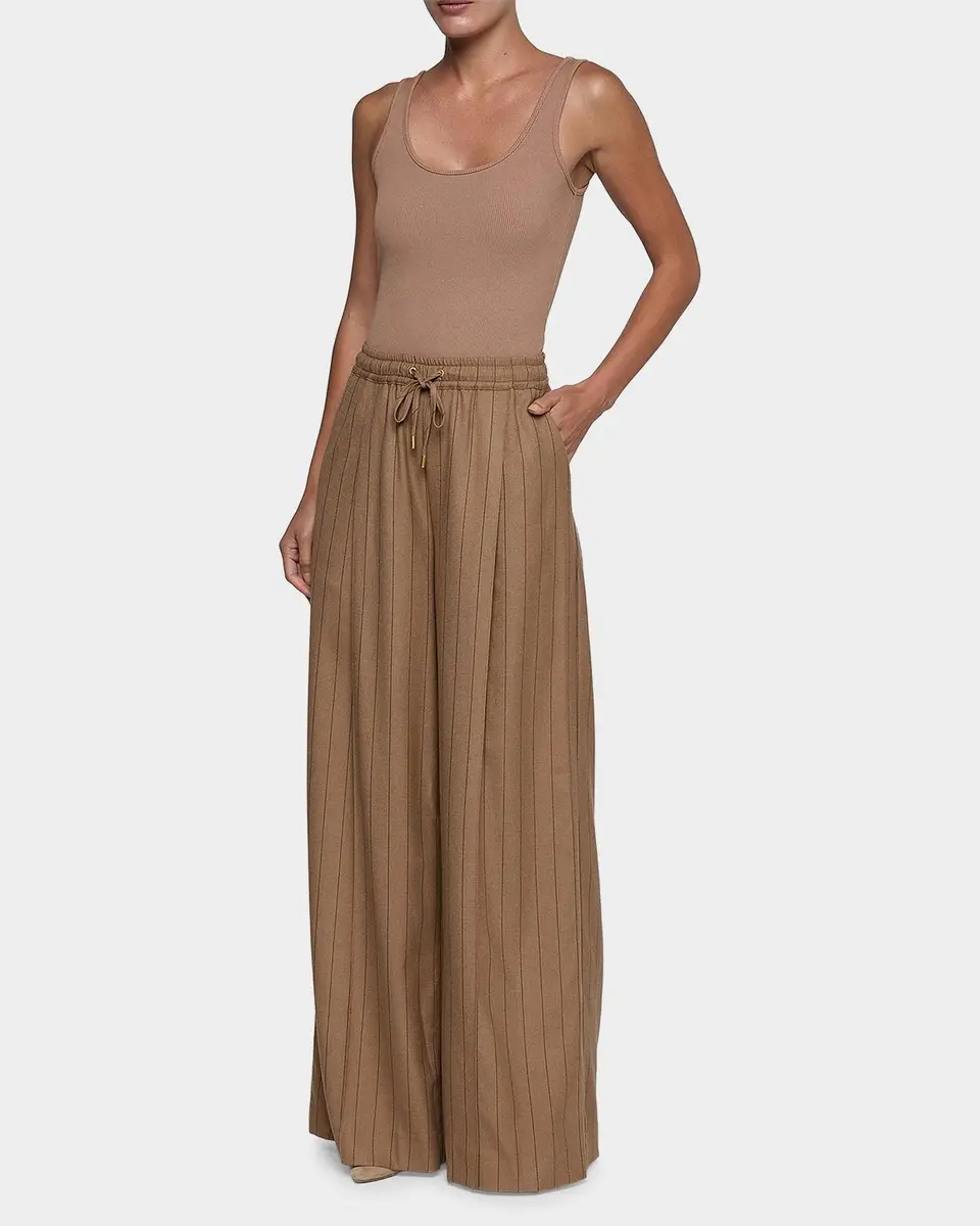 L'Agence Connie Striped Drawstring Trousers | Thumbnail 2 L'Agence Connie Striped Drawstring Trousers | Thumbnail 2