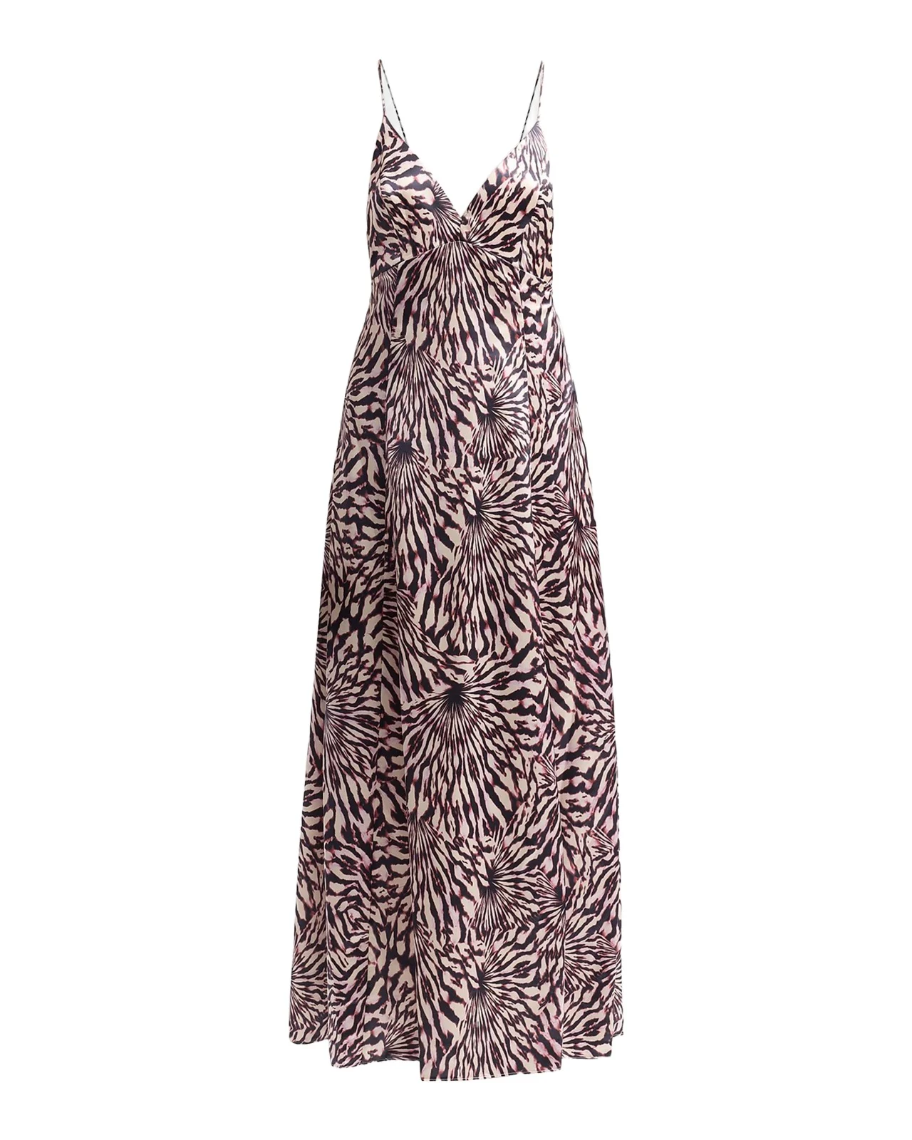 Oriana Sleeveless Open-Back Satin Dress Oriana Sleeveless Open-Back Satin Dress