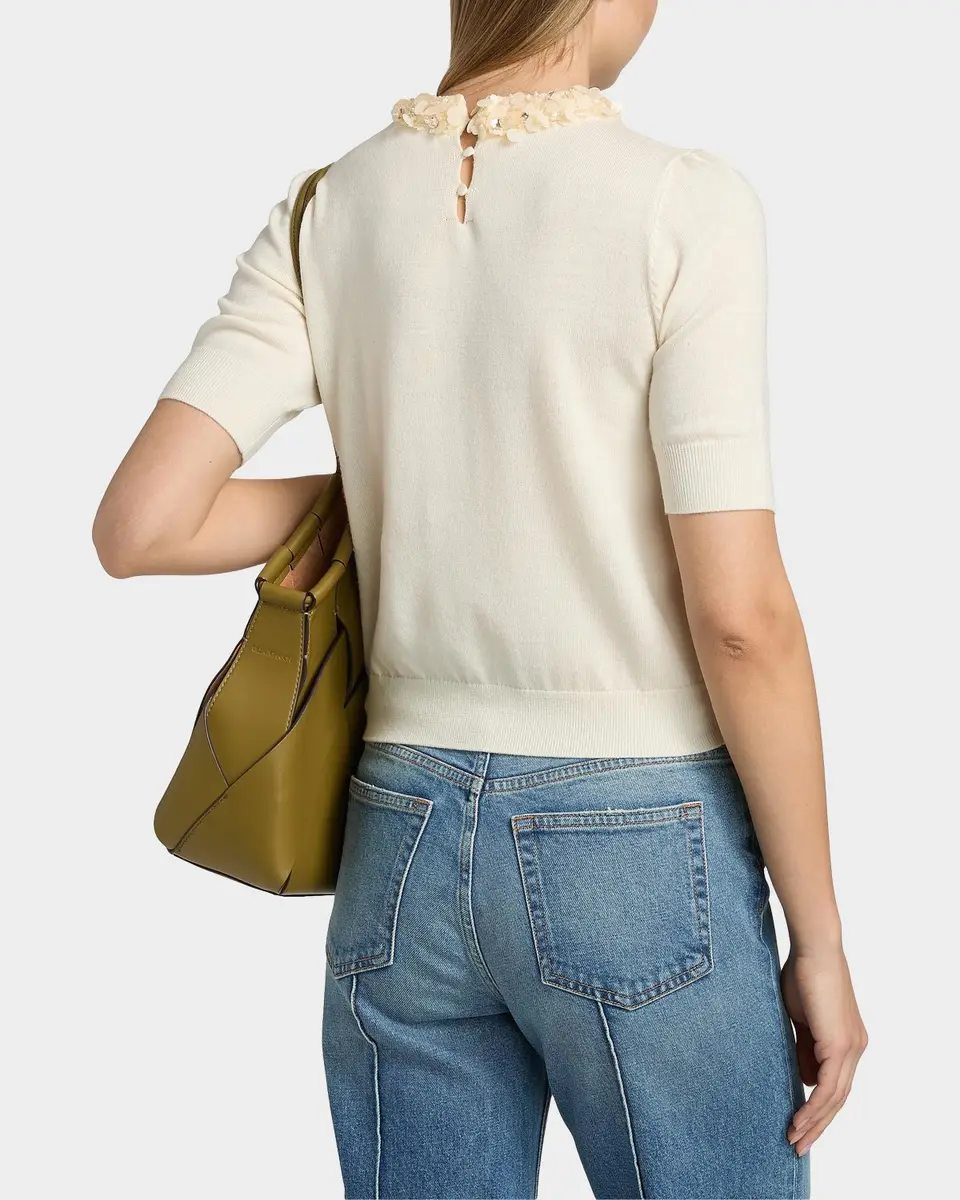 Ulla Johnson Jude Embellished Merino Sweater | Thumbnail 3 Ulla Johnson Jude Embellished Merino Sweater | Thumbnail 3