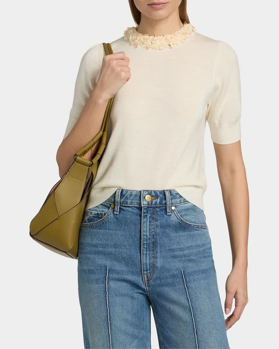 Ulla Johnson Jude Embellished Merino Sweater | Thumbnail 4 Ulla Johnson Jude Embellished Merino Sweater | Thumbnail 4