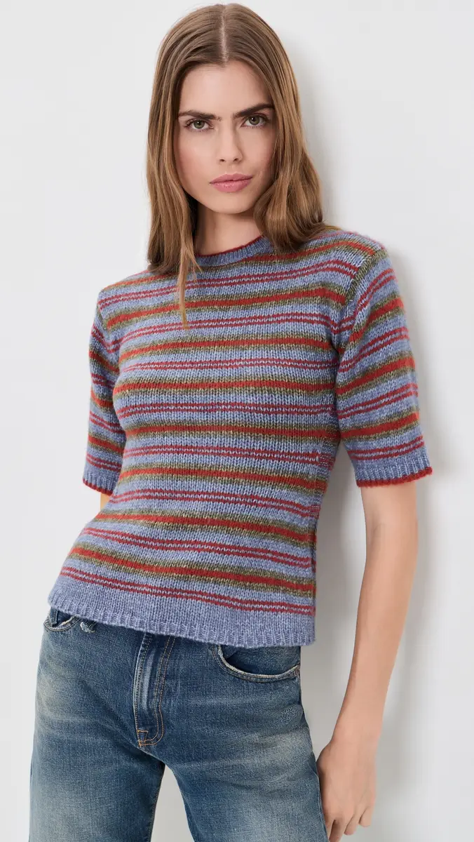Proenza Schouler White Label Dana Stripe Sweater | Thumbnail 2