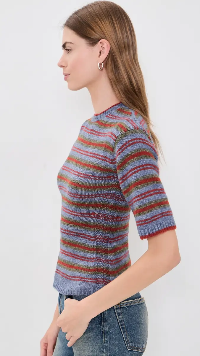 Proenza Schouler White Label Dana Stripe Sweater | Thumbnail 4