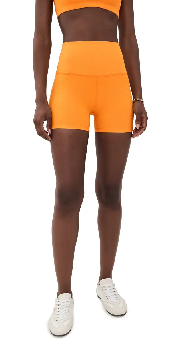 Beyond Yoga pacedye All For Run Shorts Bright Citrus Heather | Image 1 Beyond Yoga pacedye All For Run Shorts Bright Citrus Heather | Image 1
