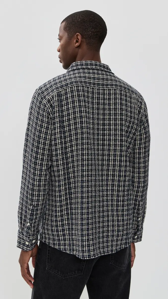 Corridor Reverse Tweed Snow Check Shacket | Thumbnail 3