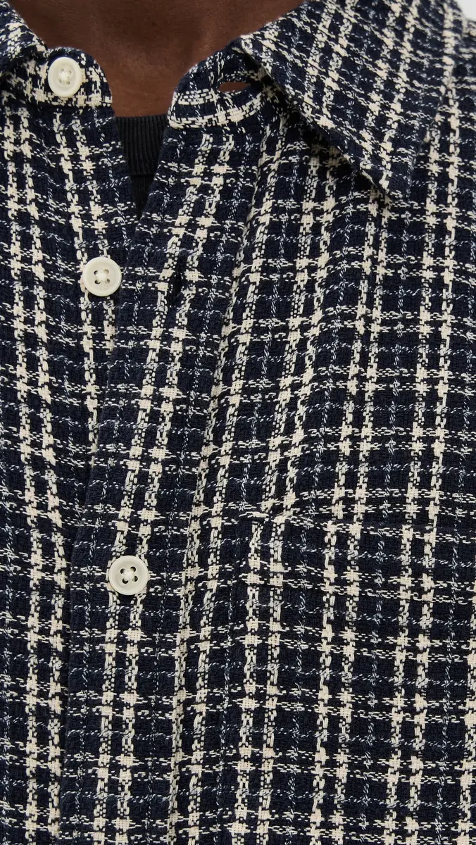 Corridor Reverse Tweed Snow Check Shacket | Thumbnail 6