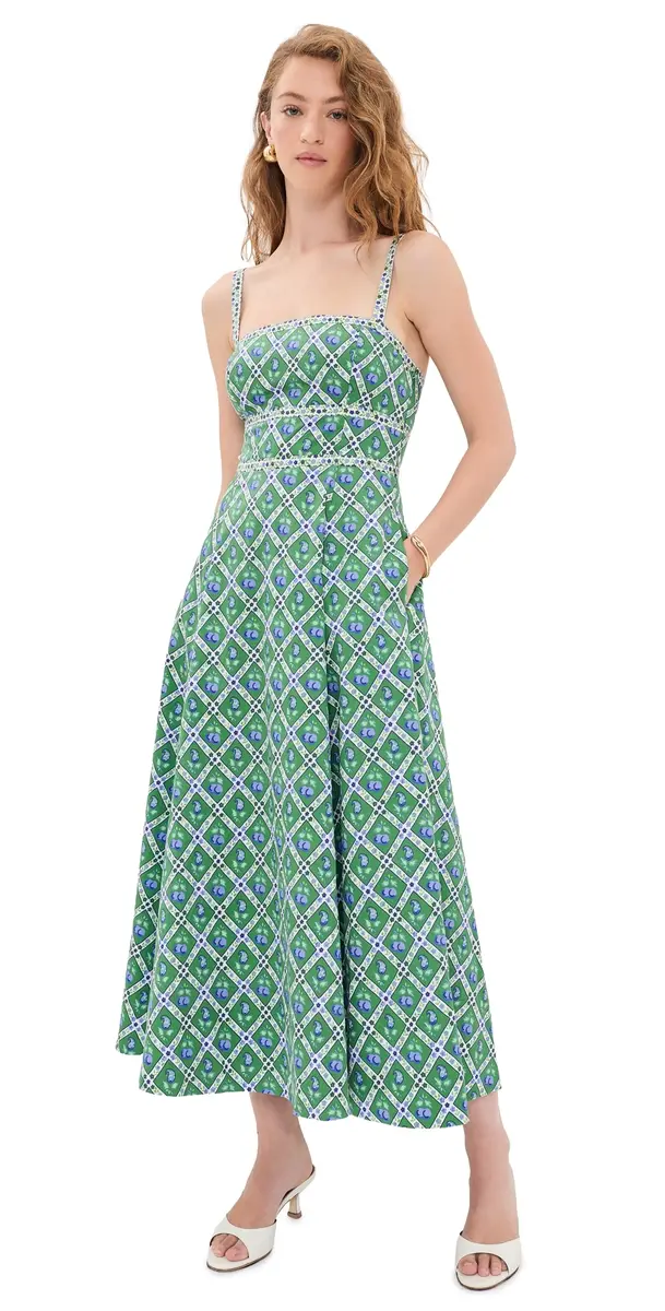Hill House Home The argot Dress Diamond Cherries | Image 1 Hill House Home The argot Dress Diamond Cherries | Image 1