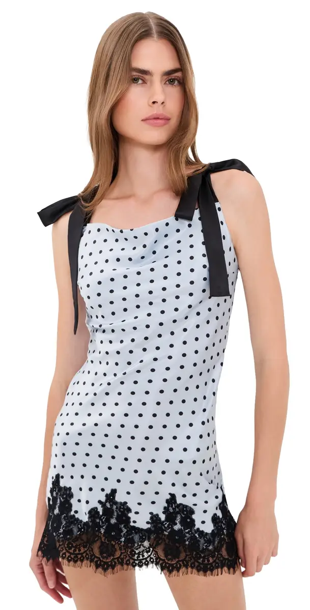 En Saison Hazel Sleeveless Mini Dress Light Blue Black S | Image 1 En Saison Hazel Sleeveless Mini Dress Light Blue Black S | Image 1