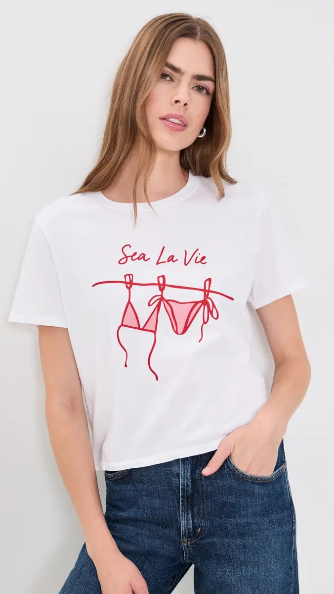 Sunny Somewhere Sea La Vie Everyday Tee | Thumbnail 2