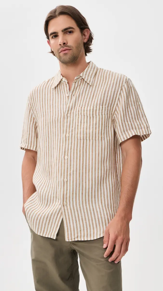 Madewell Collared Linen Shirt | Thumbnail 2 Madewell Collared Linen Shirt | Thumbnail 2