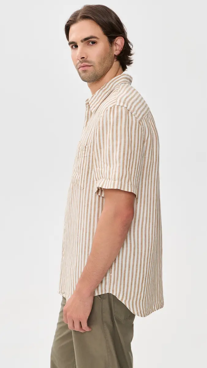 Madewell Collared Linen Shirt | Thumbnail 4 Madewell Collared Linen Shirt | Thumbnail 4