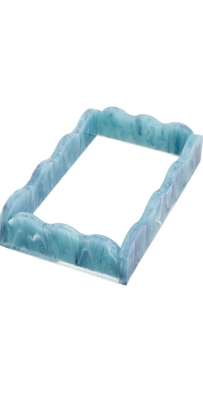 Tizo Design Lucite Marbleized Guest Towel Tray