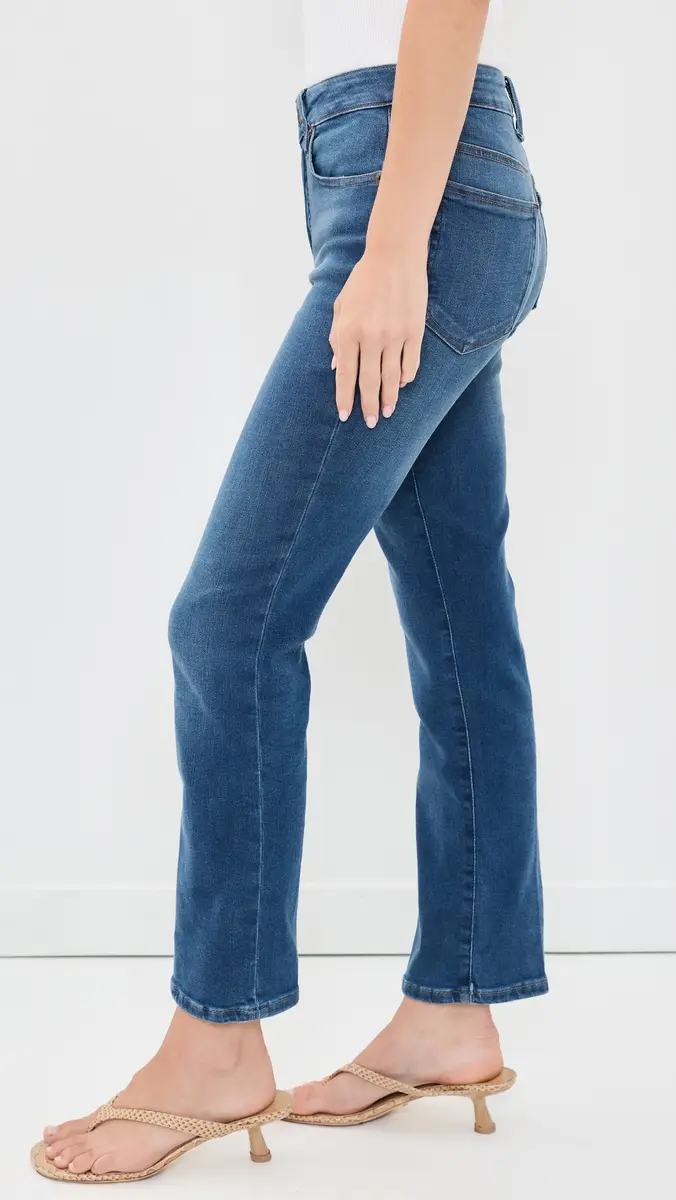 GOOD AMERICAN Soft Tech Good Legs Straight Jeans | Thumbnail 4 GOOD AMERICAN Soft Tech Good Legs Straight Jeans | Thumbnail 4