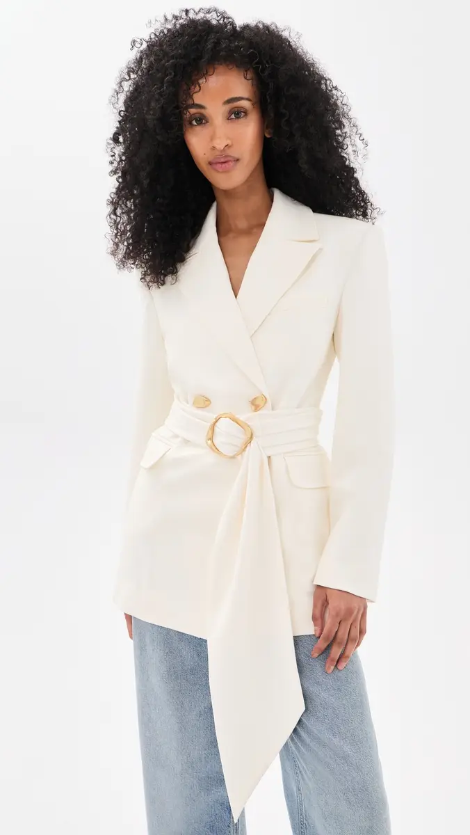 Aje Simone Lace Back Blazer | Thumbnail 2 Aje Simone Lace Back Blazer | Thumbnail 2