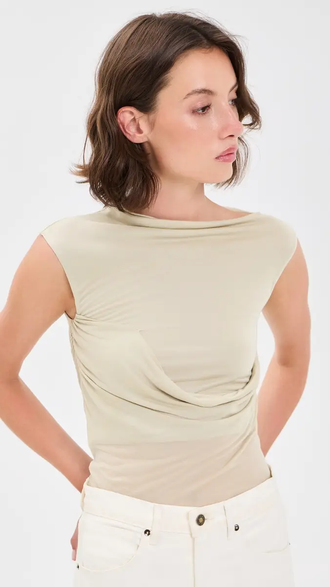 Paris Georgia Elemental Draped Top | Thumbnail 2 Paris Georgia Elemental Draped Top | Thumbnail 2