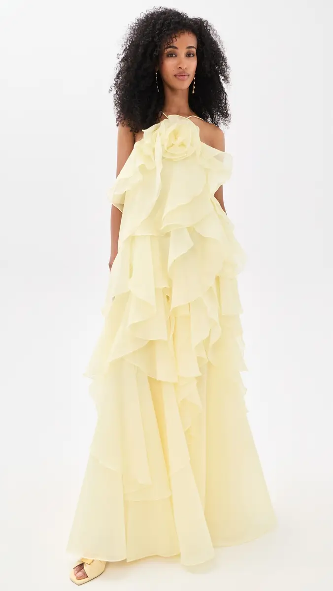 Aje Pandorea Layered Maxi Dress | Thumbnail 2 Aje Pandorea Layered Maxi Dress | Thumbnail 2