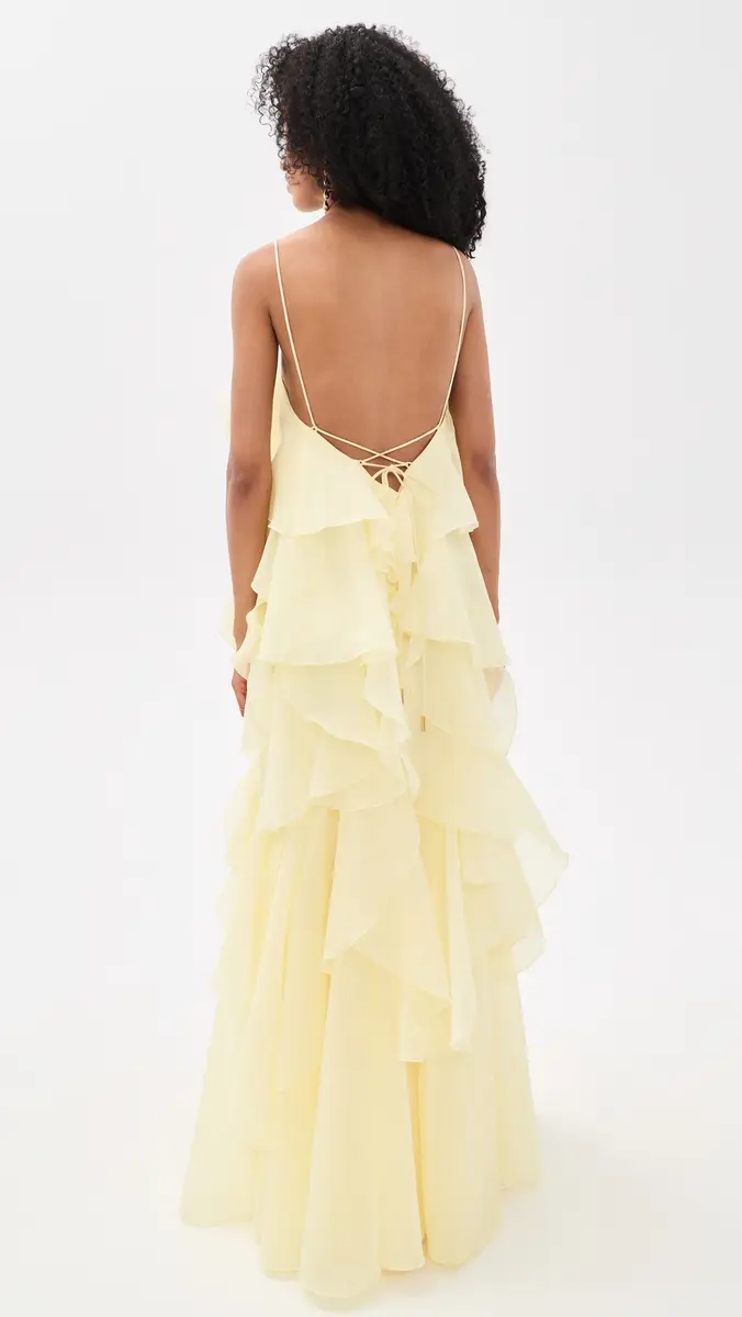 Aje Pandorea Layered Maxi Dress | Thumbnail 3 Aje Pandorea Layered Maxi Dress | Thumbnail 3
