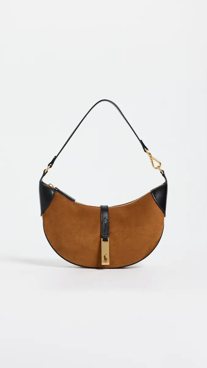 Polo Ralph Lauren Suede ID Small Shoulder Bag | Thumbnail 2 Polo Ralph Lauren Suede ID Small Shoulder Bag | Thumbnail 2