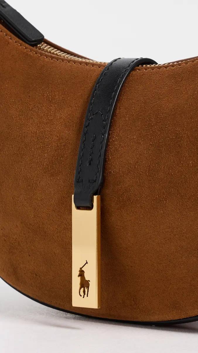Polo Ralph Lauren Suede ID Small Shoulder Bag | Thumbnail 5 Polo Ralph Lauren Suede ID Small Shoulder Bag | Thumbnail 5