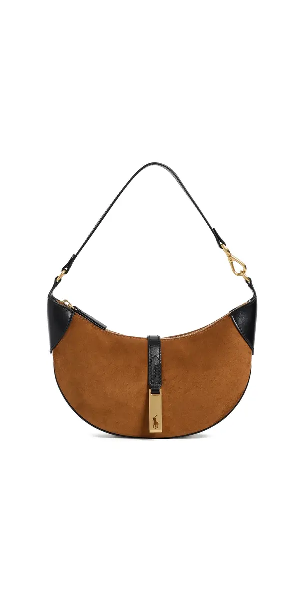 Polo Ralph Lauren Suede ID Small Shoulder Bag