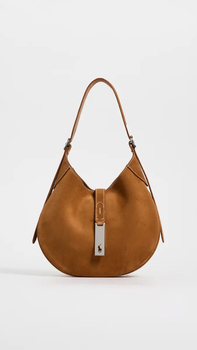 Polo Ralph Lauren Suede Polo ID Small Shoulder Bag | Thumbnail 2 Polo Ralph Lauren Suede Polo ID Small Shoulder Bag | Thumbnail 2