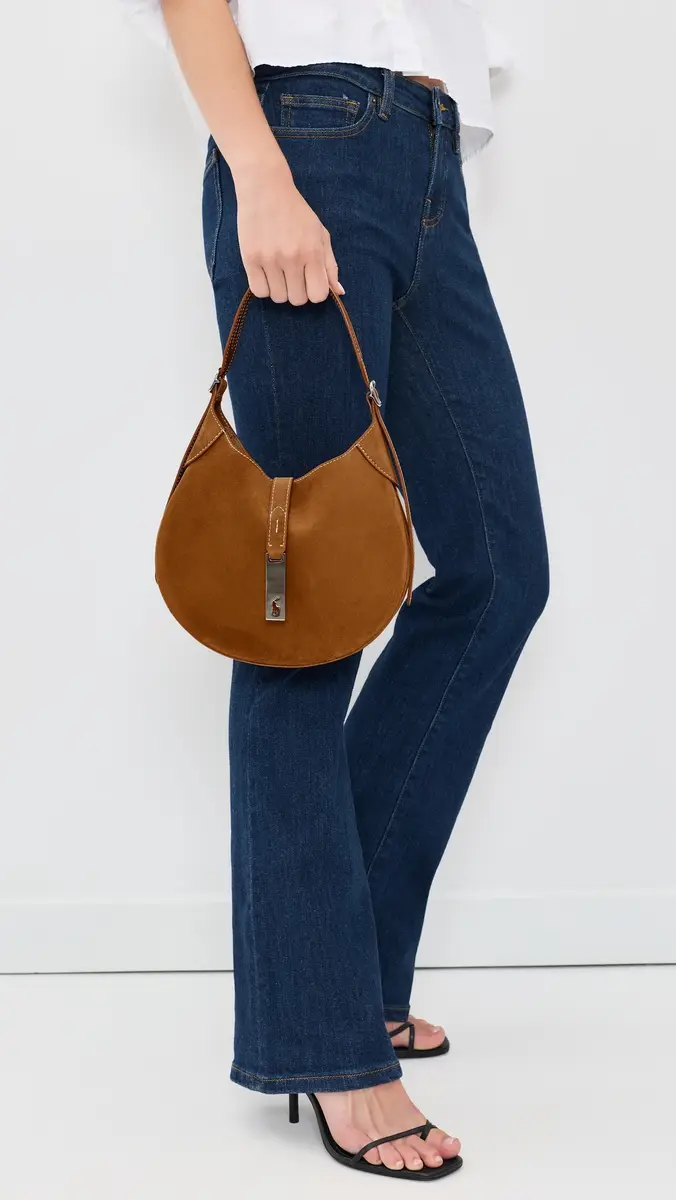Polo Ralph Lauren Suede Polo ID Small Shoulder Bag | Thumbnail 3 Polo Ralph Lauren Suede Polo ID Small Shoulder Bag | Thumbnail 3