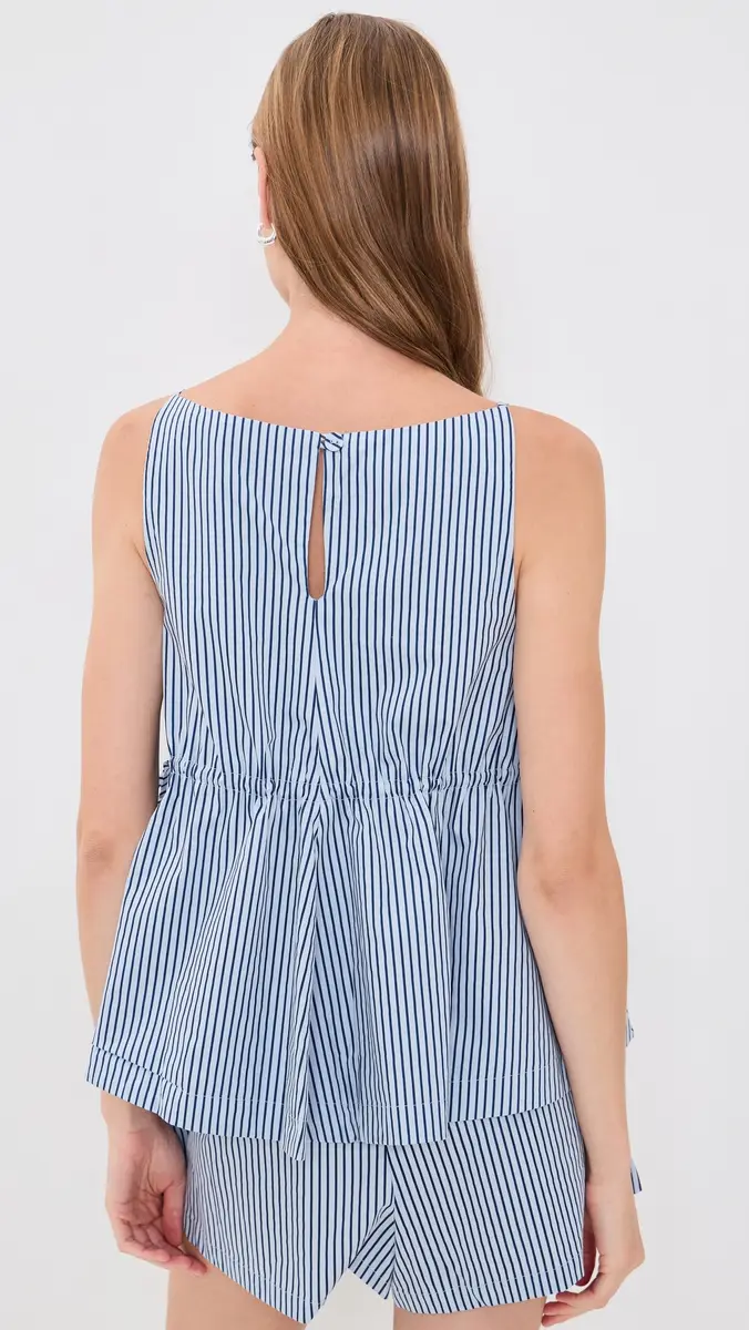 VRG GRL Indi Blue Stripe Top | Thumbnail 3 VRG GRL Indi Blue Stripe Top | Thumbnail 3
