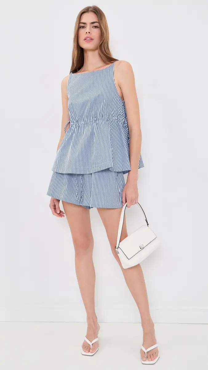 VRG GRL Indi Blue Stripe Top | Thumbnail 5 VRG GRL Indi Blue Stripe Top | Thumbnail 5