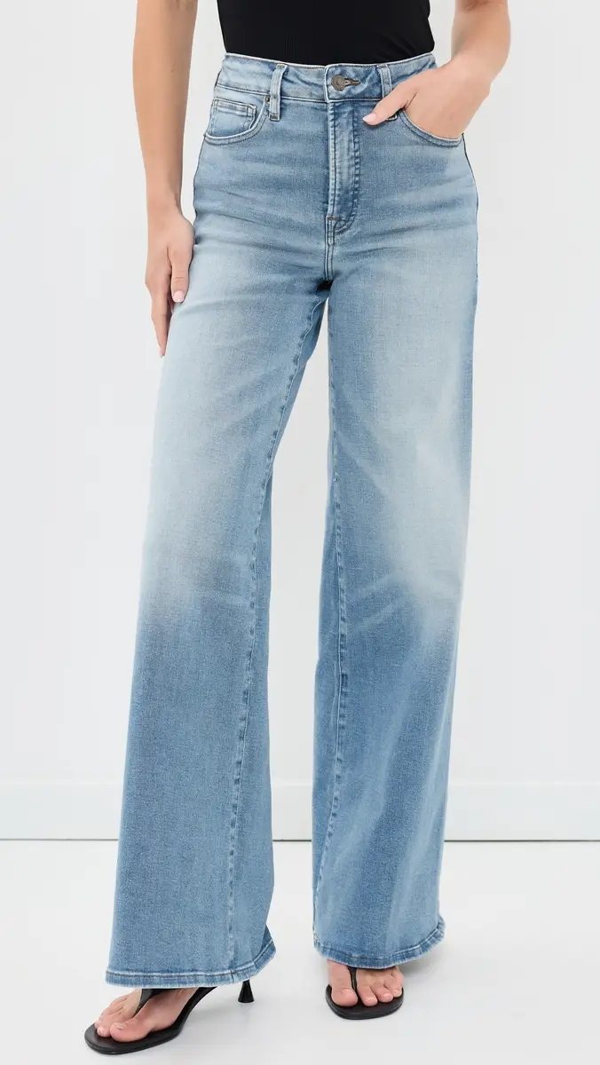 GOOD AMERICAN Good Waist Palazzo Jeans | Thumbnail 3 GOOD AMERICAN Good Waist Palazzo Jeans | Thumbnail 3