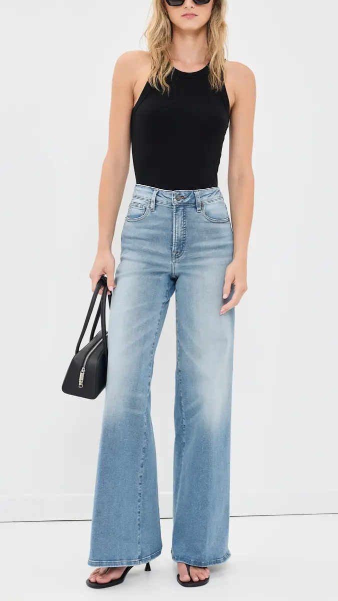 GOOD AMERICAN Good Waist Palazzo Jeans | Thumbnail 6 GOOD AMERICAN Good Waist Palazzo Jeans | Thumbnail 6