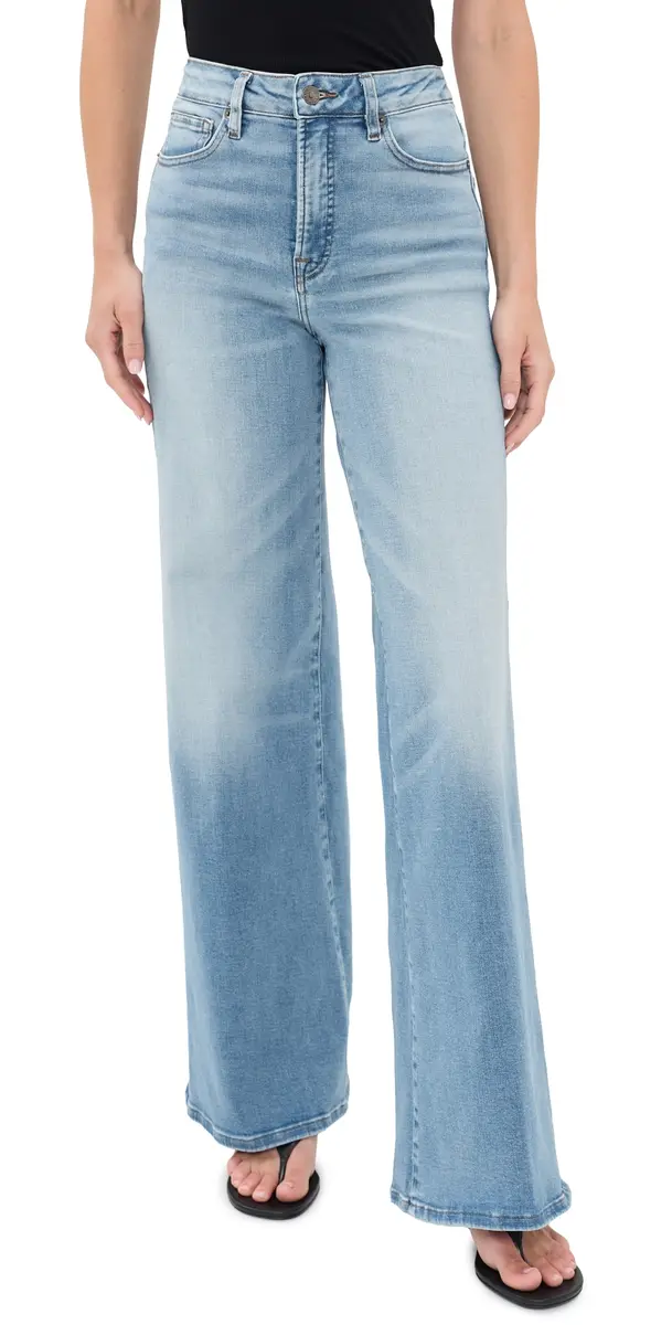 GOOD AMERICAN Good Waist Palazzo Jeans Indigo417 8 | Image 1 GOOD AMERICAN Good Waist Palazzo Jeans Indigo417 8 | Image 1