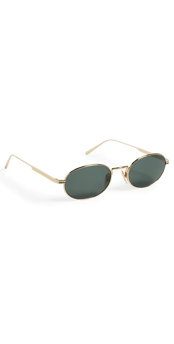 Chimi Titan Oval Sunglasses Gold One Size | Image 1 Chimi Titan Oval Sunglasses Gold One Size | Image 1