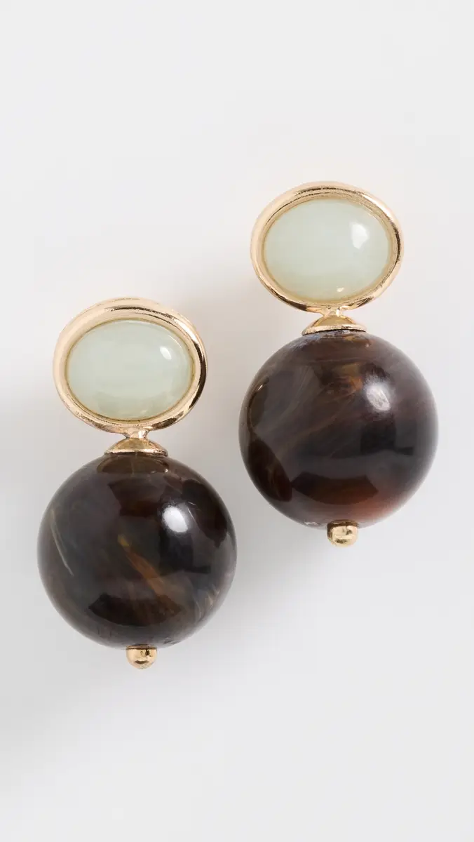 Shashi Alice Gemstone Earrings | Thumbnail 2