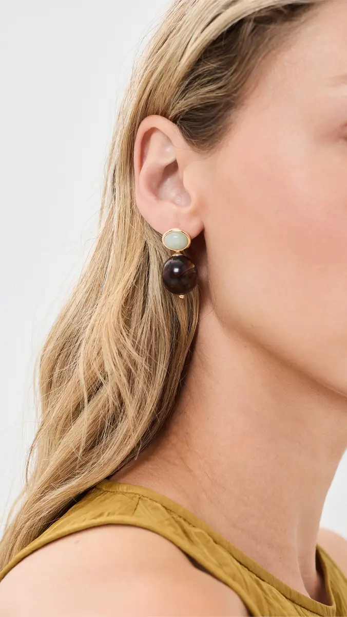 Shashi Alice Gemstone Earrings | Thumbnail 3