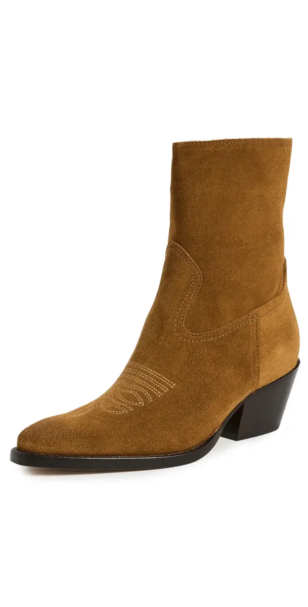 Dolce Vita Klyde Booties Cognac Suede | Image 1 Dolce Vita Klyde Booties Cognac Suede | Image 1
