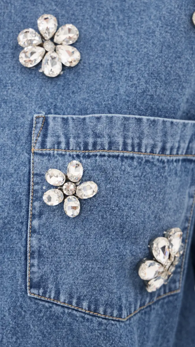 Essentiel Antwerp Konnection Rhinestone Shirt | Thumbnail 6