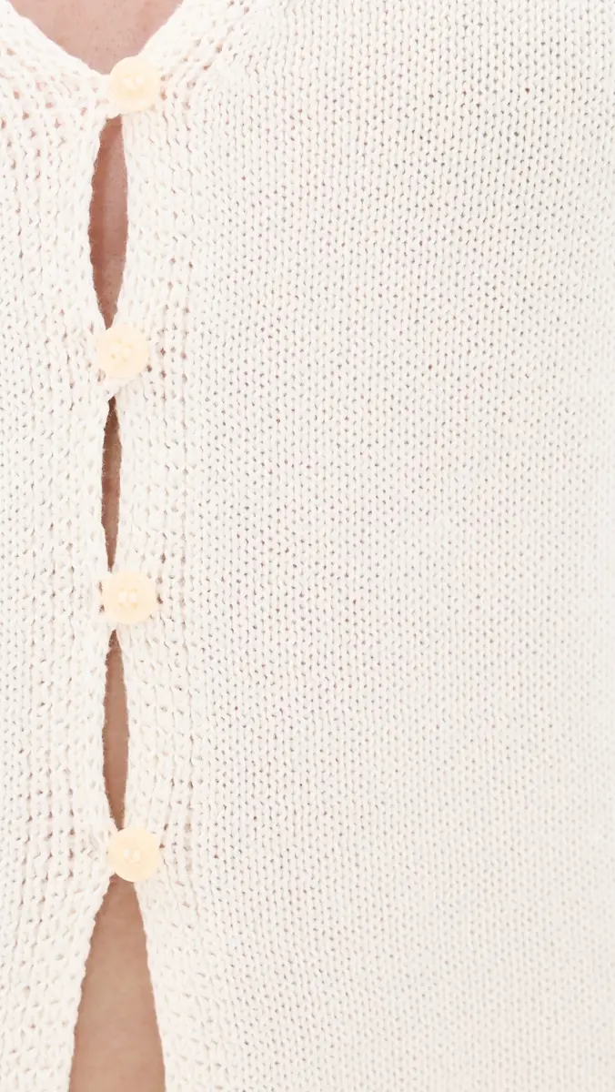 GOOD AMERICAN The Knit Cardigan Vest | Thumbnail 6