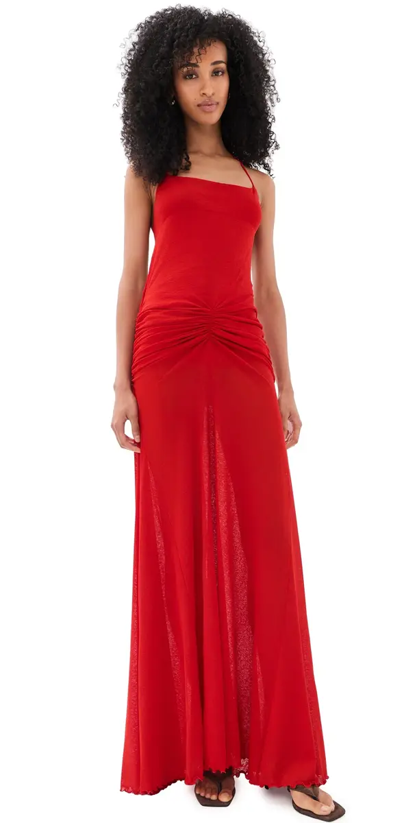 SIEDRÉS Nensi Maxi Dress Red | Image 1 SIEDRÉS Nensi Maxi Dress Red | Image 1