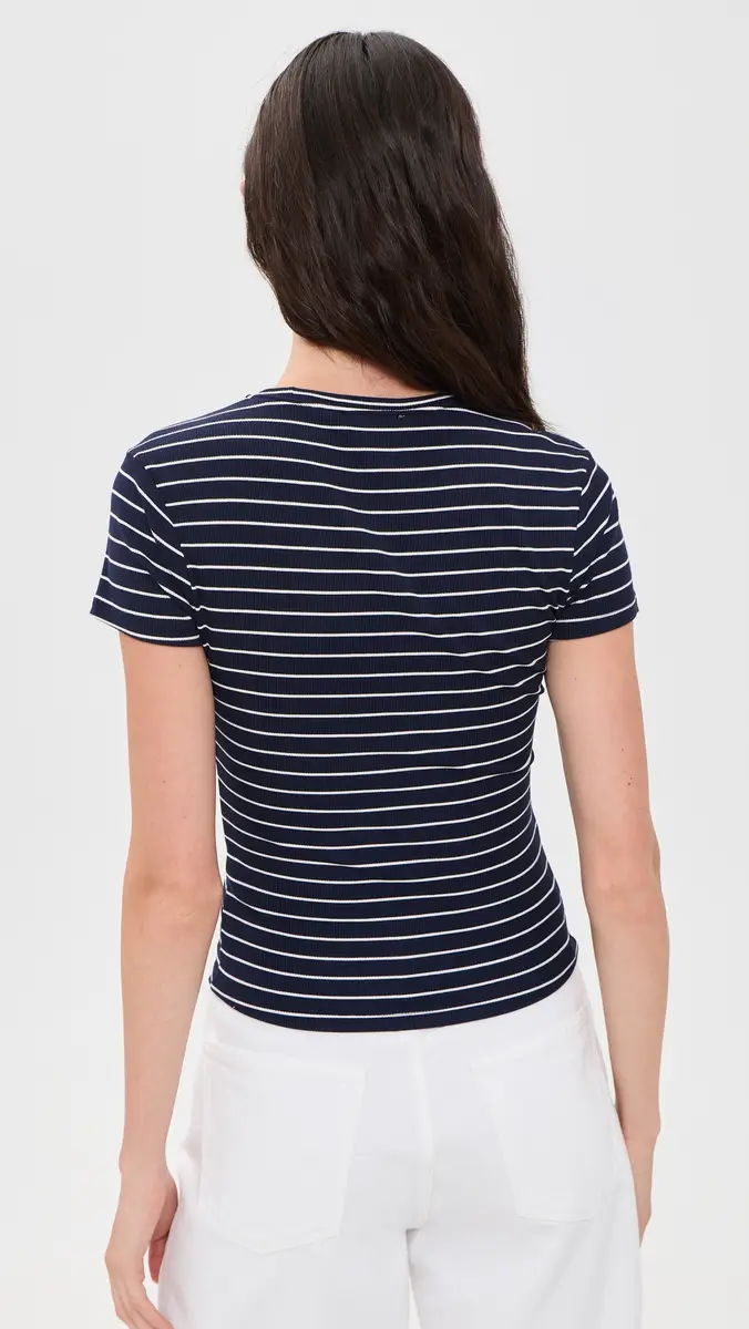 GOOD AMERICAN The Rib Baby Tee | Thumbnail 3 GOOD AMERICAN The Rib Baby Tee | Thumbnail 3