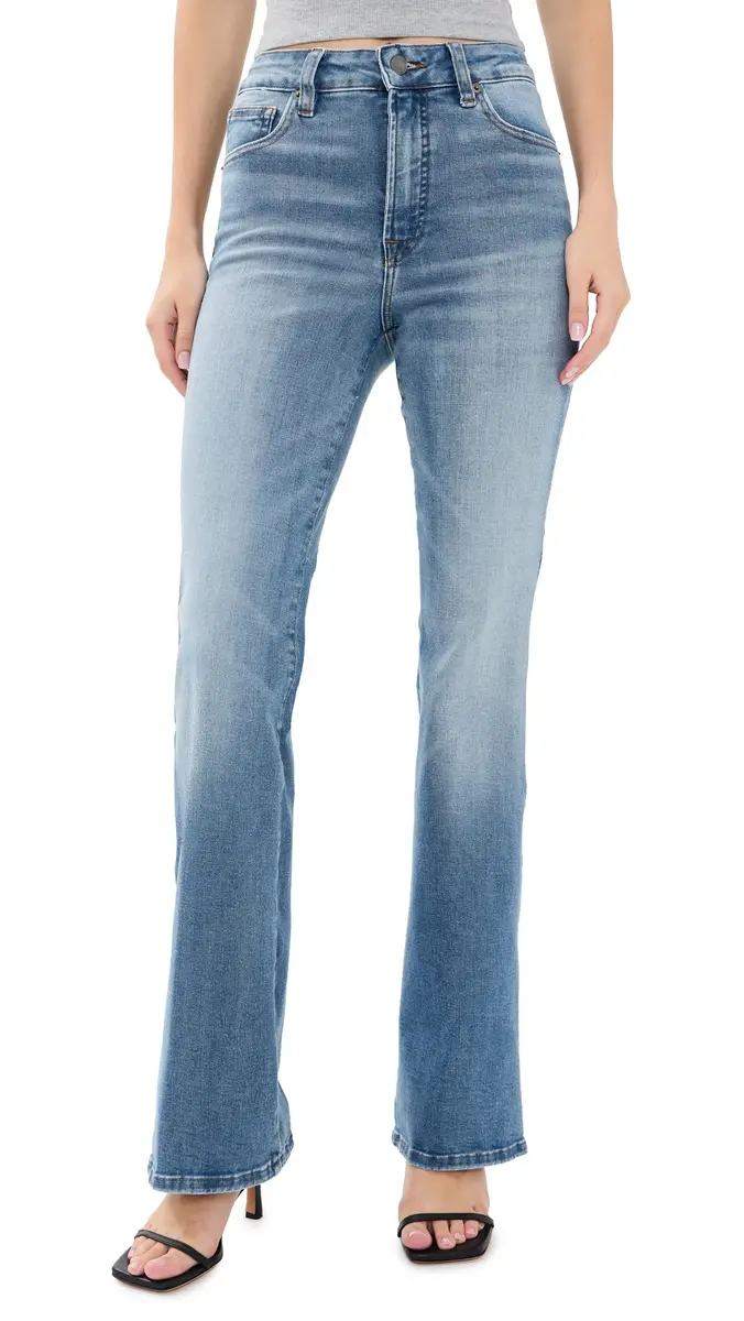 Good American Good Classic Bootcut Jeans Indigo51 | Image 1 Good American Good Classic Bootcut Jeans Indigo51 | Image 1