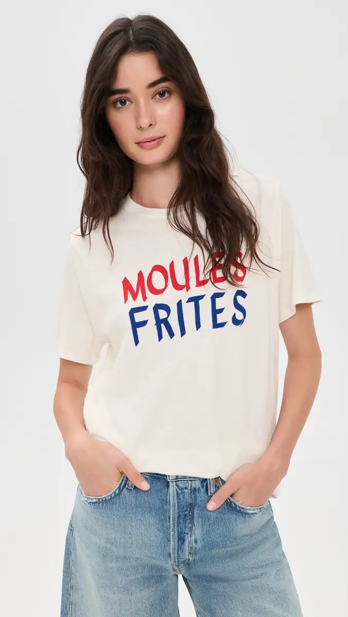 Clare V. Clare V. Moules Frites Original Tee | Thumbnail 2 Clare V. Clare V. Moules Frites Original Tee | Thumbnail 2