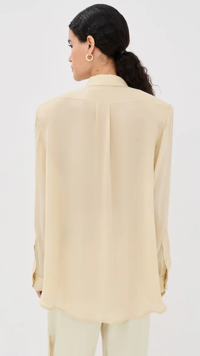 FRENKEN Ralf Silk Classic Oversized 1980's Men's Shirt | Thumbnail 3