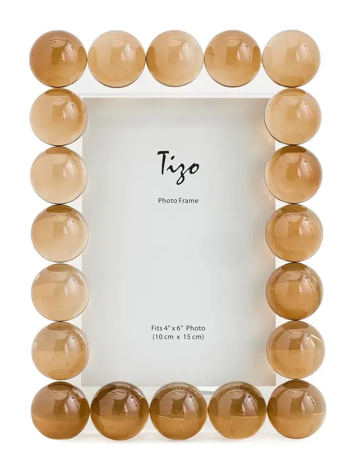 Tizo Design Crystal Glass Bubble Frame 4x6