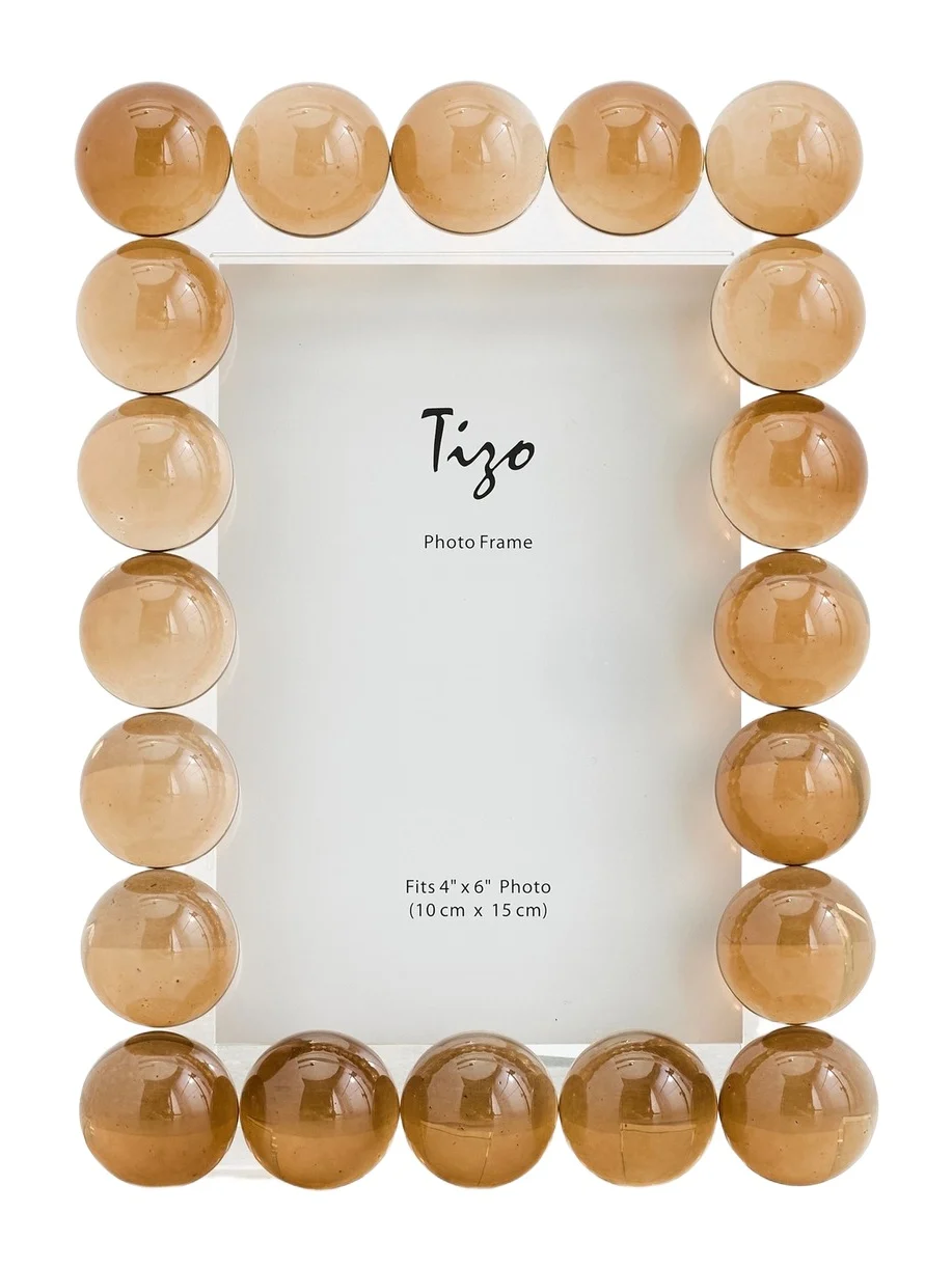 Tizo Design Crystal Glass Bubble Frame 4x6