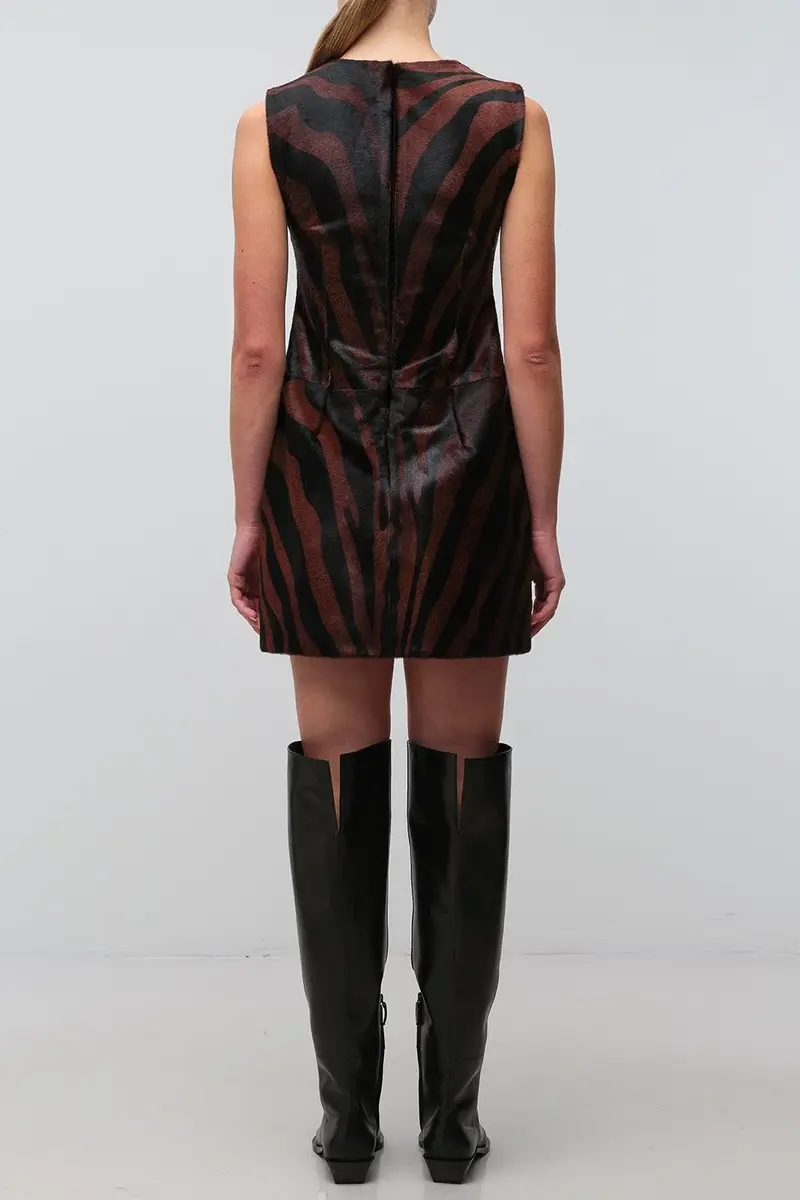 Simkhai Sonoma Sleeveless Mini Dress - Zebra | Thumbnail 5