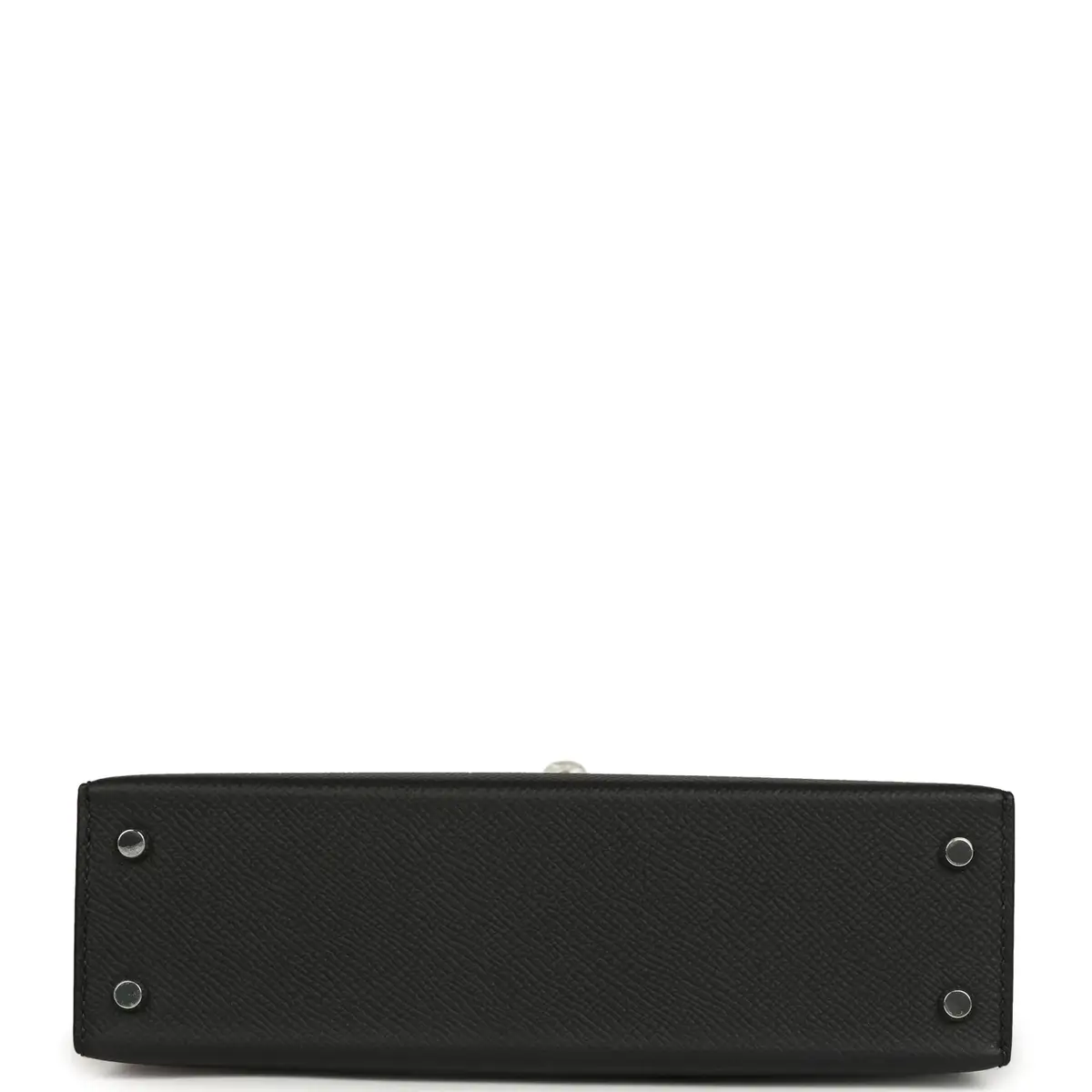 HERMÈS Hermes Kelly Sellier 20 Black Epsom Palladium Hardware | Thumbnail 6