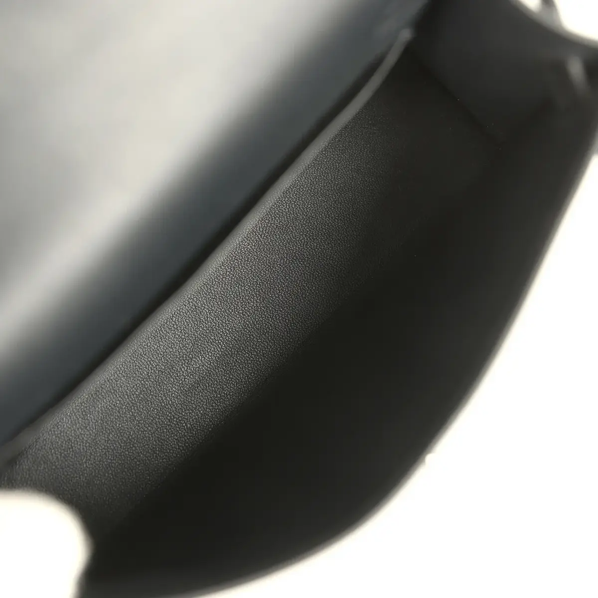 HERMÈS Hermes Kelly Sellier 20 Black Epsom Palladium Hardware | Thumbnail 8