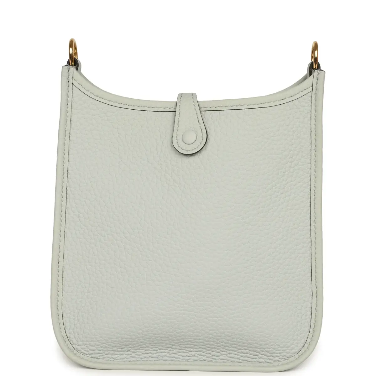 HERMÈS Pre-owned Hermes Evelyne TPM Bleu Pale Clemence Gold Hardware | Thumbnail 4 HERMÈS Pre-owned Hermes Evelyne TPM Bleu Pale Clemence Gold Hardware | Thumbnail 4