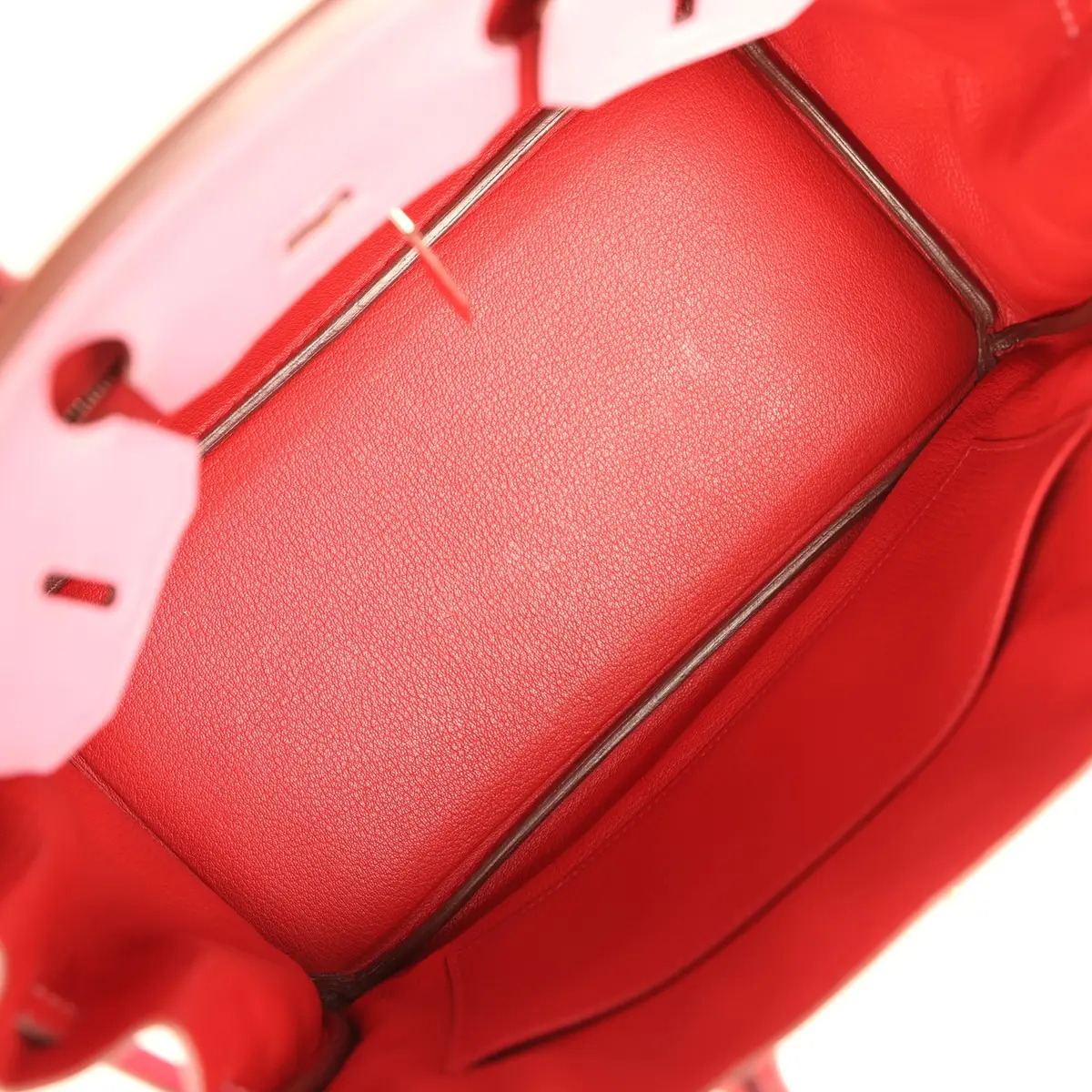 HERMÈS Pre-owned Hermes Special Order (HSS) Birkin 30 Bubblegum Pink, Rouge Casaque Chevre Mysore Palladium Hardware | Thumbnail 8 HERMÈS Pre-owned Hermes Special Order (HSS) Birkin 30 Bubblegum Pink, Rouge Casaque Chevre Mysore Palladium Hardware | Thumbnail 8